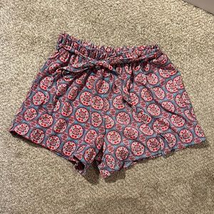 Alya Printed High Waisted Shorts